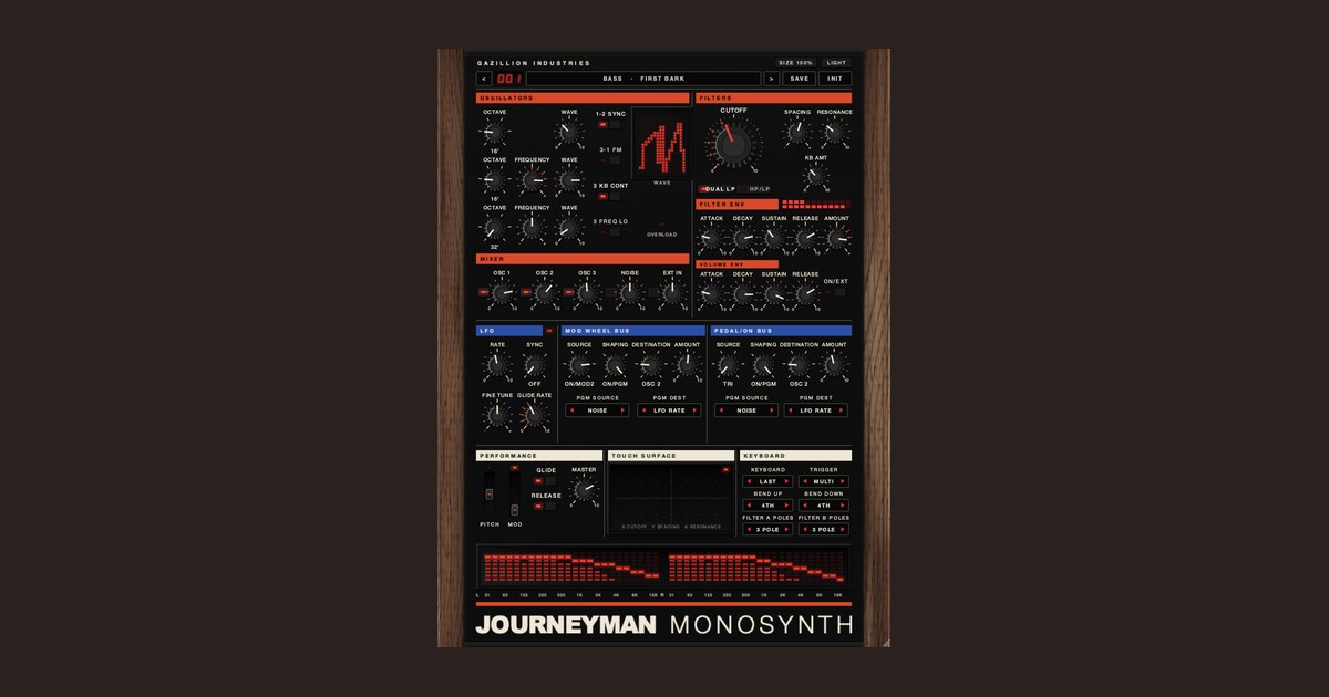 JOURNEYMAN plug-in panel