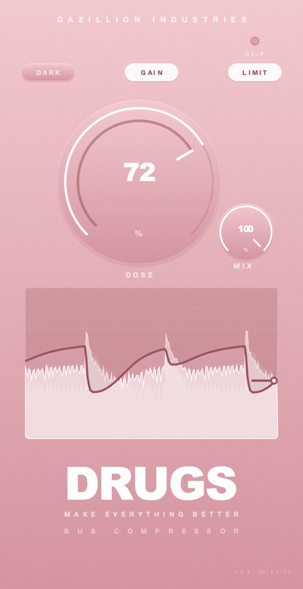 The complete DRUGS interface, enlarged
