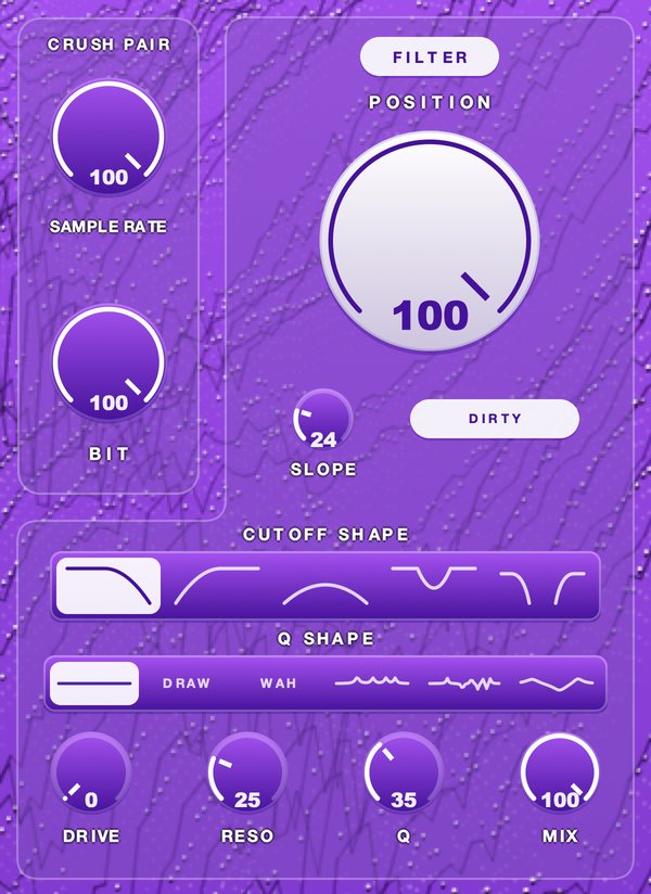 F(ilter)12 interface detail