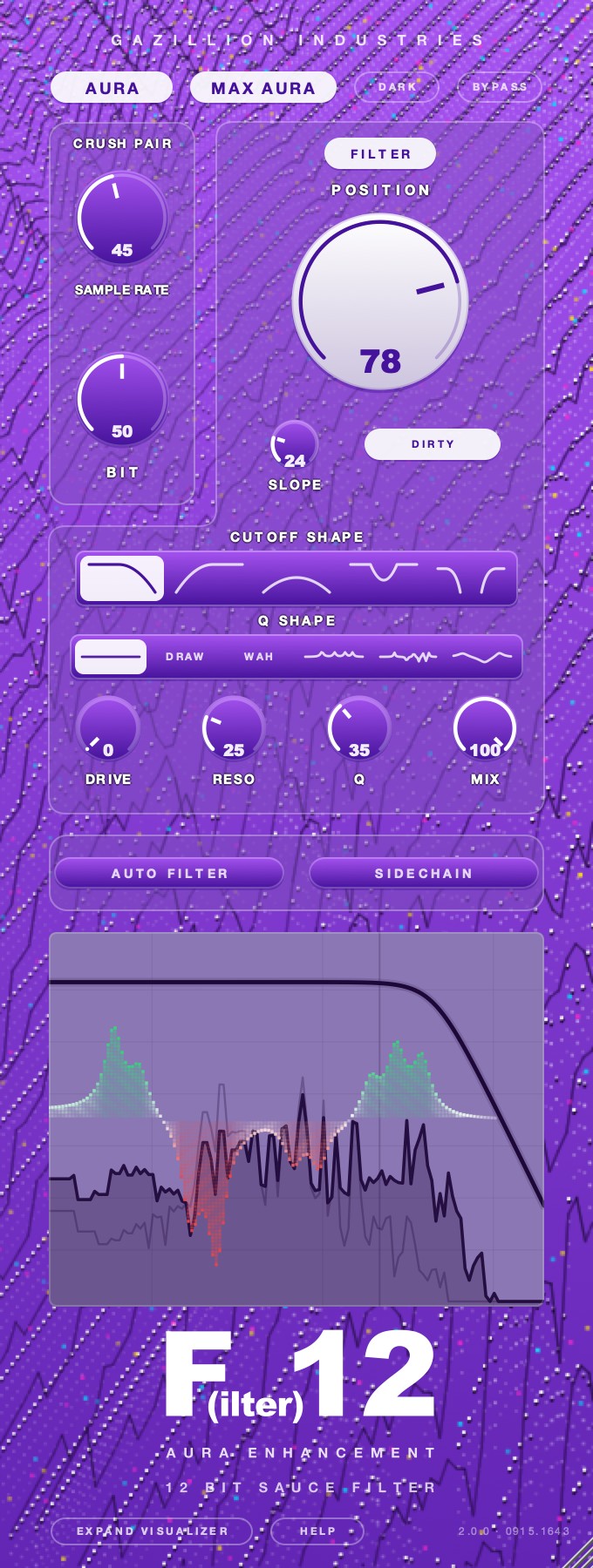 F(ilter)12 in its purple light finish