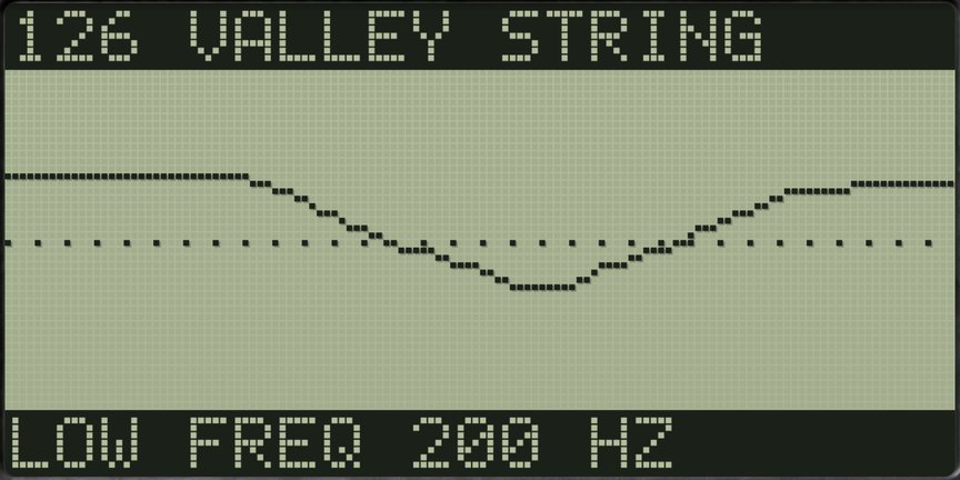 Screen: an EQ curve.